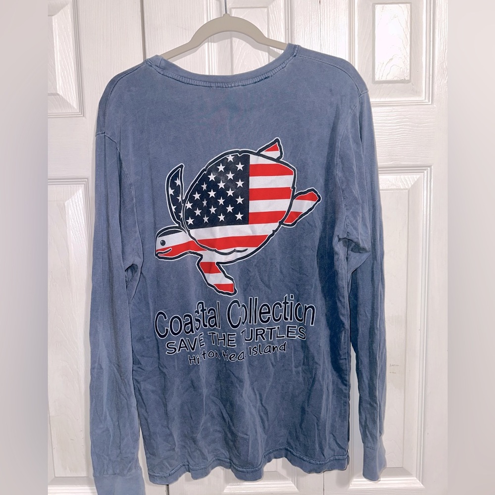 Mens Turtle Hilton head SC Long sleeve.